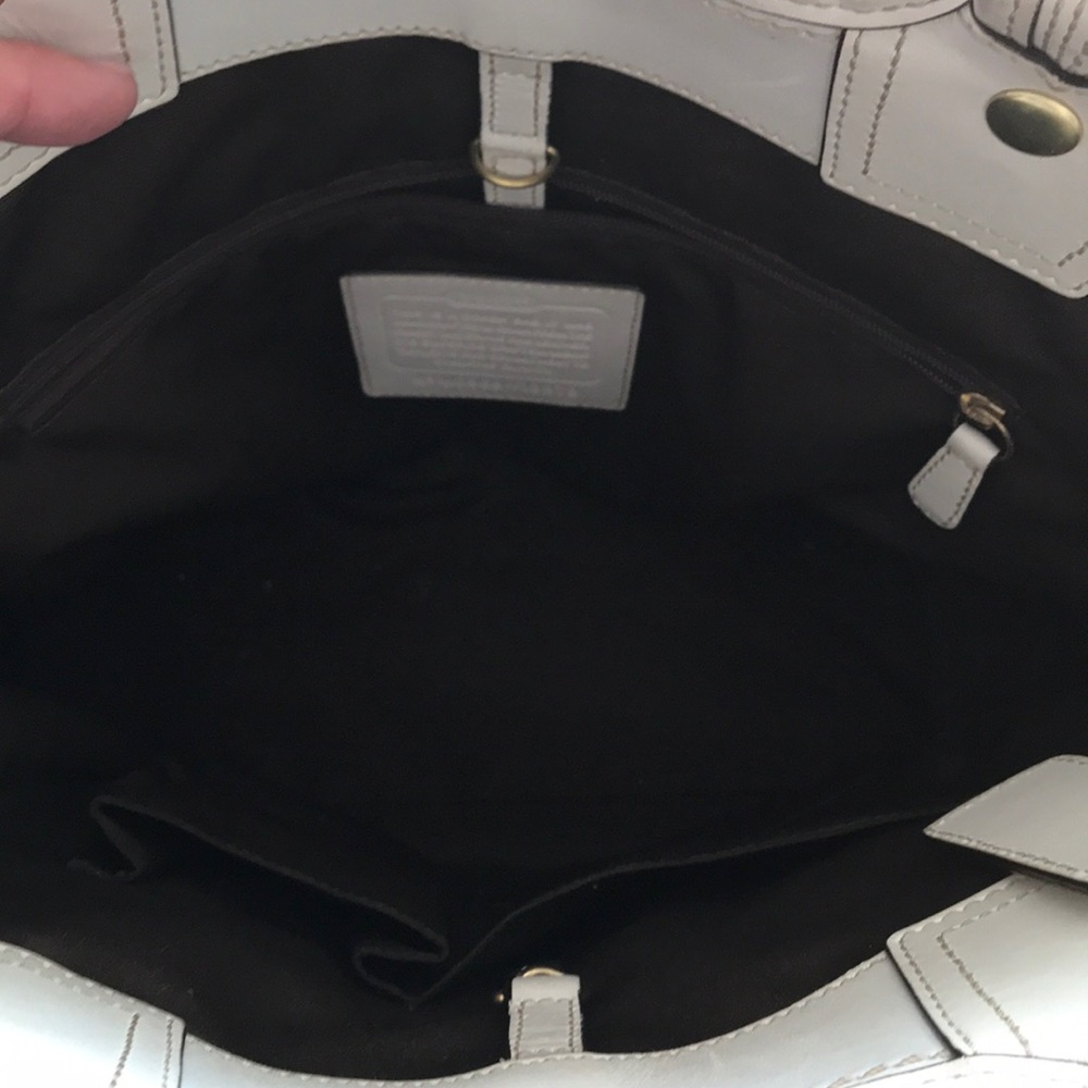 Straw Coach bag - Picture 3 of 3